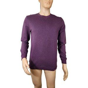 Travis Mathews Mens Size S Fink 2.0 Crewneck Pullover Sweatshirt Wine New -27